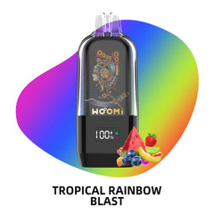 Woomi Halo 15000 Puffs Disposable Vape TROPICAL RAINBOW BLAST