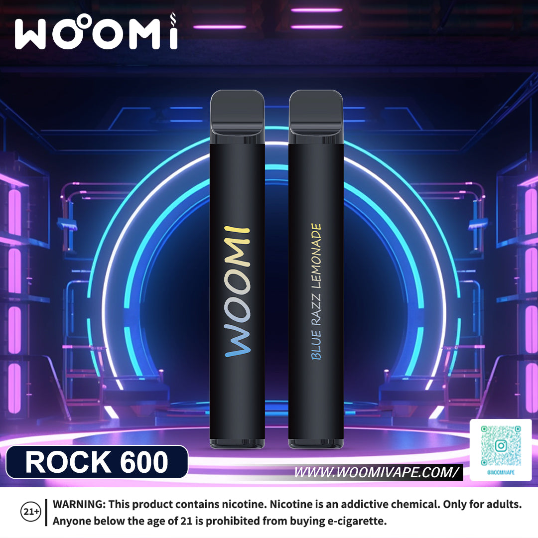 Woomi Rock 600 Puff Disposable Vape Pen 10pcs