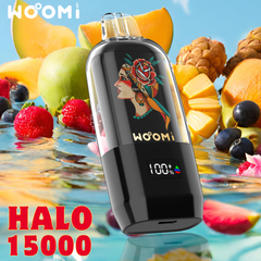 Woomi Halo 15000 Züge, wiederaufladbar, 5 Stück