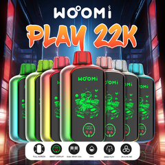 10pcs Woomi Play 22000 Full Screen Turbo Mode Disposable Vape