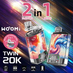 (New Product) Woomi Dual Tank Flavor 20000 Puff Vape (5pcs)