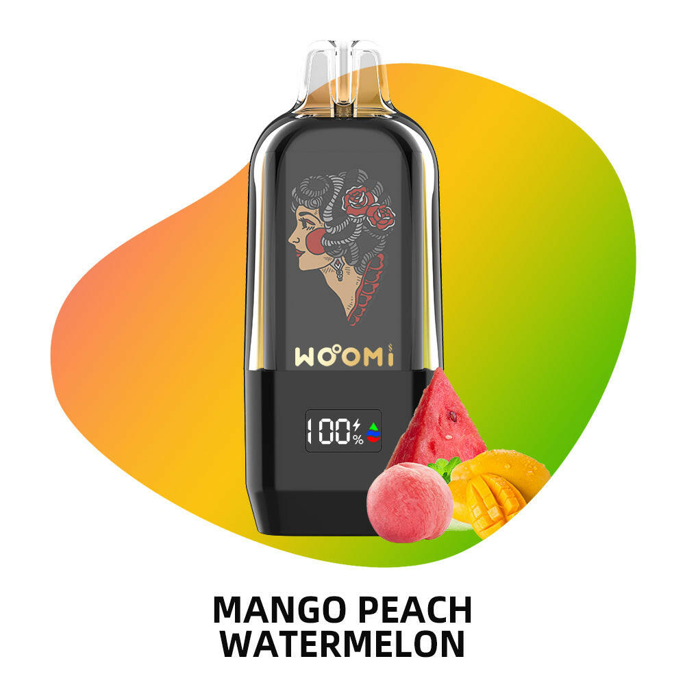 Woomi Halo 15000 Puffs Disposable Vape MANGO PEACH WATERMELON