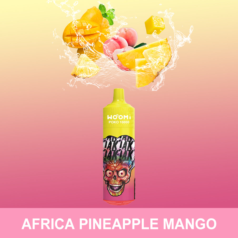 Woomi RandM Tornado Poko 18000 Puffs AFRICA PINEAPPLE MANGO