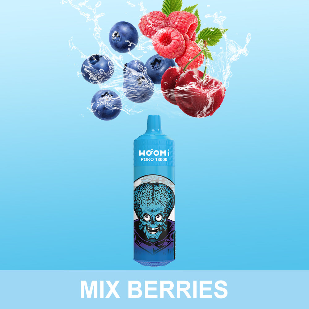 Woomi RandM Tornado Poko 18000 Puffs MIX BERRIES