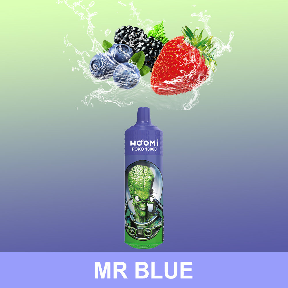 Woomi RandM Tornado Poko 18000 Puffs MR.Blue
