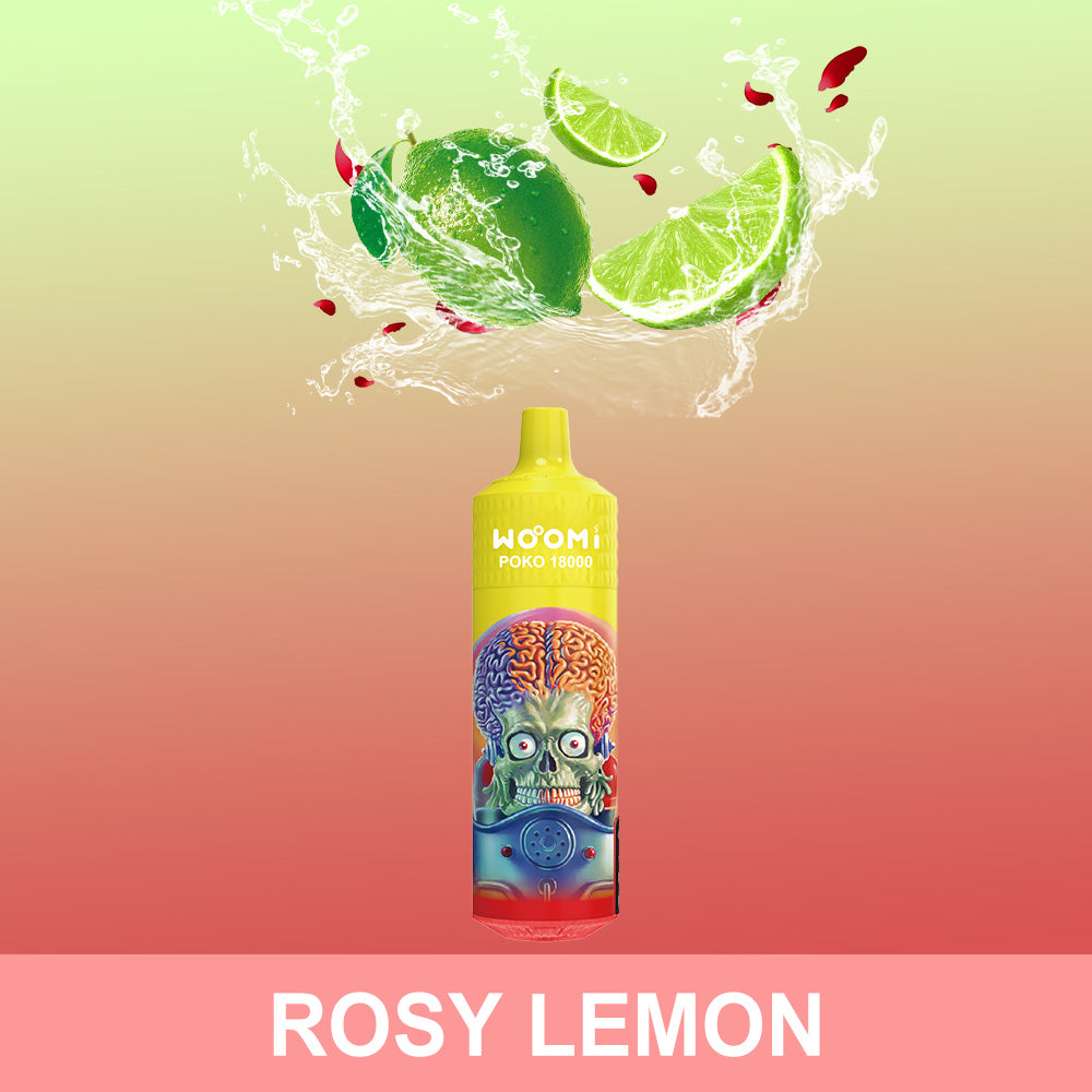 Woomi RandM Tornado Poko 18000 Puffs ROSY LEMON