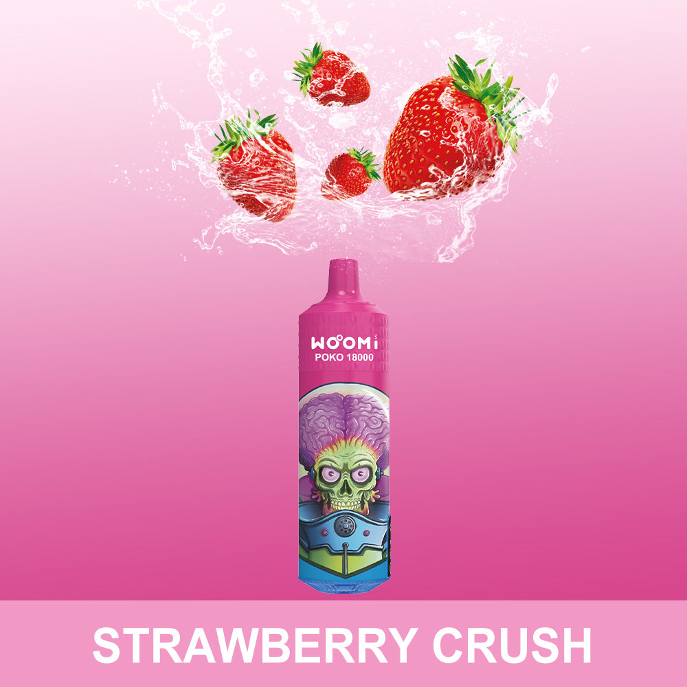 Woomi RandM Tornado Poko 18000 Puffs STRAWBERRY CRUSH