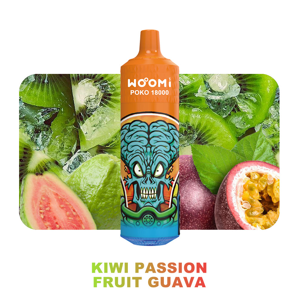 Woomi RandM Tornado Vape KIWI PASSION FRUIT GUAVA
