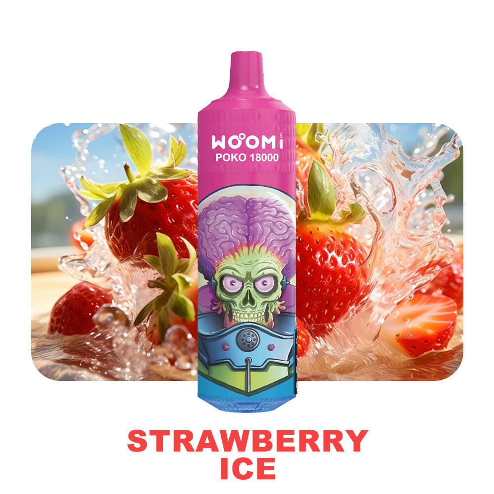 Woomi RandM Tornado Vape Strawberry Ice